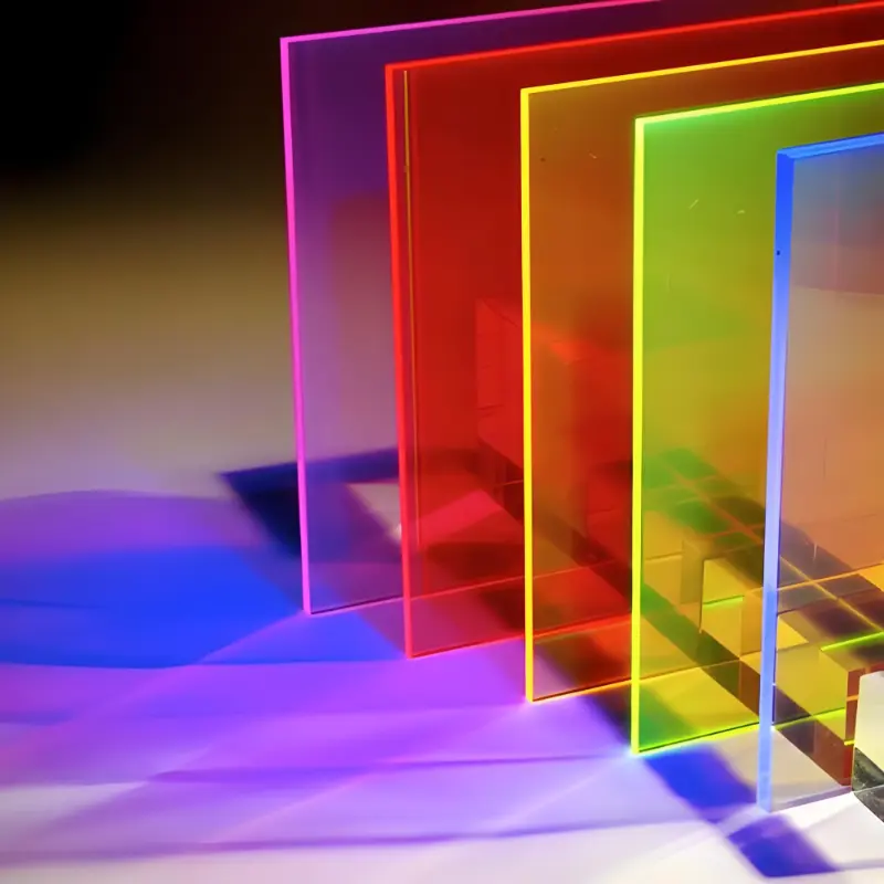 colored translucent acrylic sheet