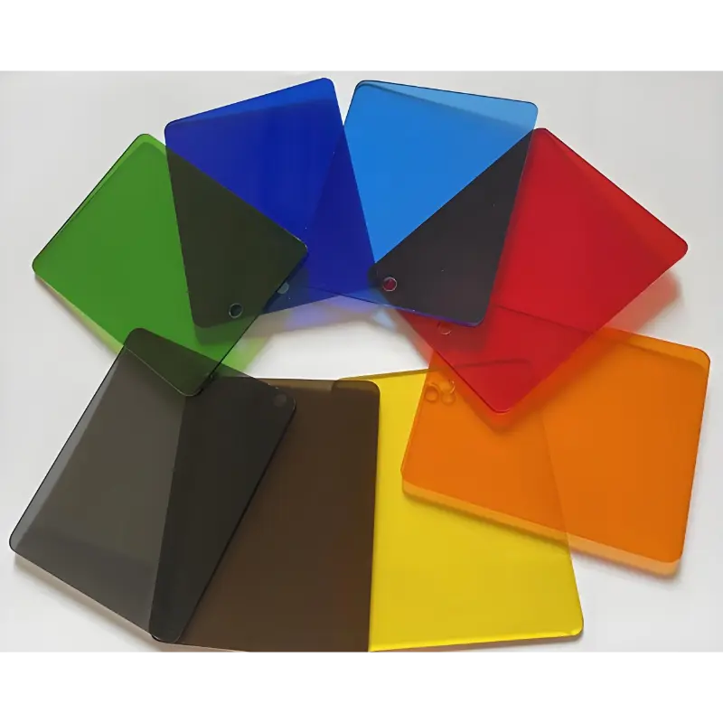 colored translucent acrylic sheet